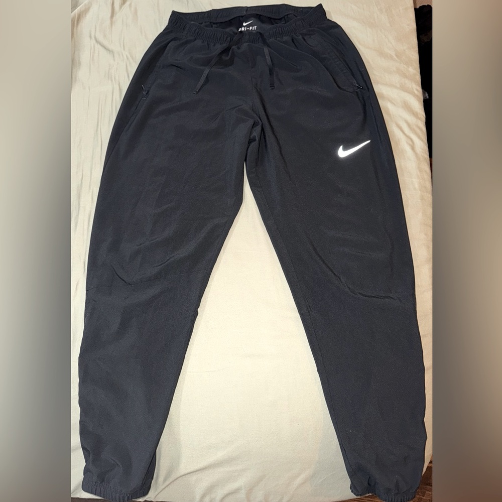 Nike Black Joggers with White Logo